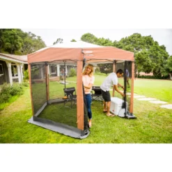 Coleman 12 X 10 Back Home™ Screened Canopy Sun Shelter With Instant Setup 8 Coleman 12 X 10 Back Home™ Screened Canopy Sun Shelter With Instant Setup -Coleman Sales 02 01 2000028003 3000002458 2000025985 2000024165 2000032831 2000020279 12491