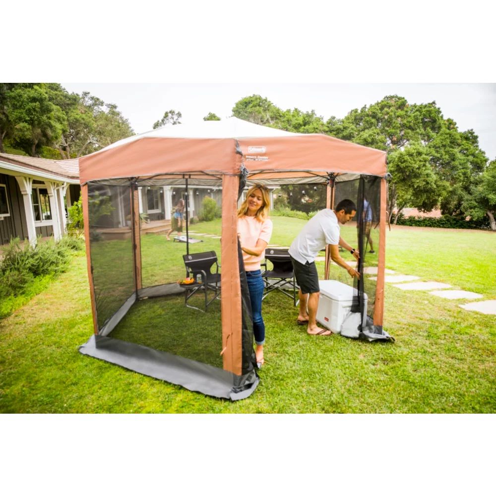 Coleman 12 X 10 Back Home™ Screened Canopy Sun Shelter With Instant Setup 5 Coleman 12 X 10 Back Home™ Screened Canopy Sun Shelter With Instant Setup - Image 3
