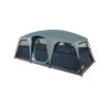 Coleman Sunlodge™ 10-Person Camping Tent, Blue Nights -Coleman Sales 10P20CABIN20CONVENTIONAL Blue20Nights 3 Front Angle Fly20On Windows20Down Room20Divider20Open