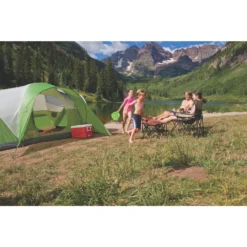 Coleman 6-Person Montana™ Cabin Camping Tent With Extended Awning -Coleman Sales 2000001593 LS