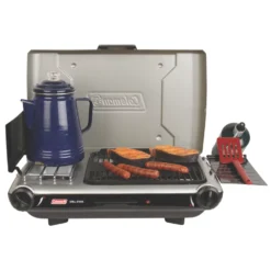Coleman Deluxe Tabletop Propane 2-in-1 Grill/Stove, 2-Burner -Coleman Sales 2000020925 r 12