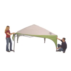 Coleman 10 X 10 Canopy Sun Shelter With Instant Setup -Coleman Sales 2000023970 setup 2