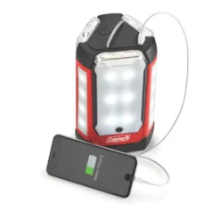 Coleman 3-panel 600 Lumen Lantern -Coleman Sales 2000032684 coleman multi panel expansion 3 panel lantern trio red front of pack detail 1