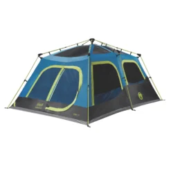 Coleman 10-Person Dark Room Instant Cabin Tent With Rainfly -Coleman Sales 2000032730 coleman instant darkroom tent 10person angle201 1