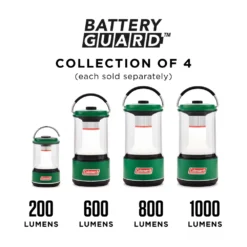 Coleman 1000 Lumens LED Lantern With BatteryGuard™, Green 13 Coleman 1000 Lumens LED Lantern With BatteryGuard™, Green -Coleman Sales 2000033983 6 ATF