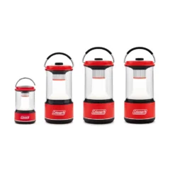Coleman 600 Lumens LED Lantern With BatteryGuard™ -Coleman Sales 2000033985 2000033984 2000033987 2000033986 coleman elights lantern batteryguard all sizes red light on straight on