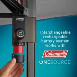 Coleman OneSource™ 10 X 10 Canopy Shelter With LED Lighting & Rechargeable Battery -Coleman Sales 2000035460 OneSource ATF 2 1