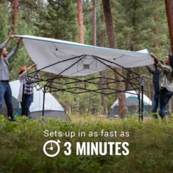 Coleman OneSource™ 10 X 10 Canopy Shelter With LED Lighting & Rechargeable Battery -Coleman Sales 2000035460 OneSource ATF 6 1