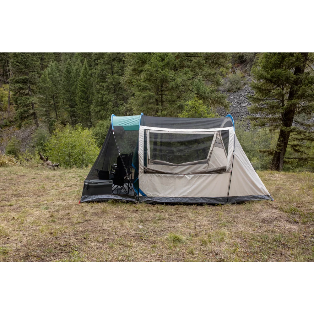 Coleman 6-Person Cabin Tent With Enclosed Weatherproof Screened Porch, Evergreen 8 Coleman 6-Person Cabin Tent With Enclosed Weatherproof Screened Porch, Evergreen - Image 6