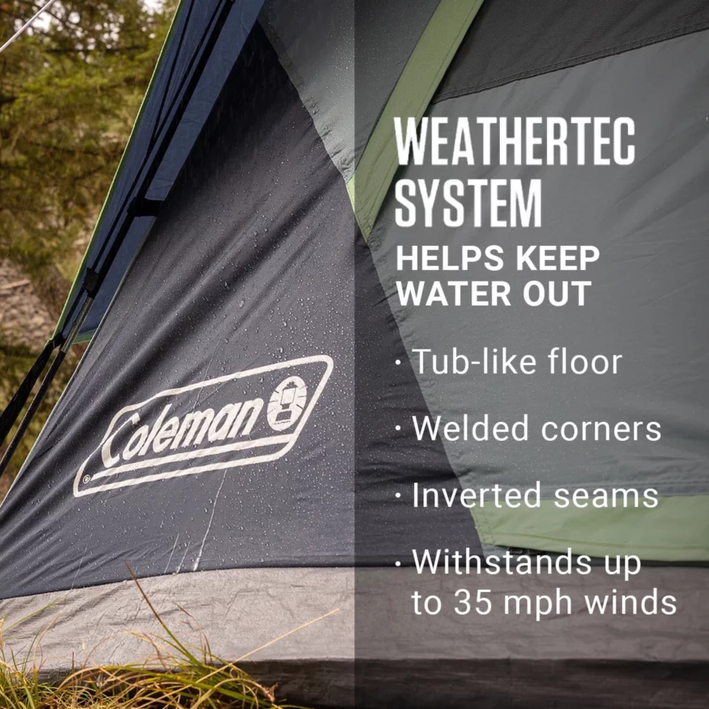 Coleman 2-Person Skydome™ Camping Tent 6 Coleman 2-Person Skydome™ Camping Tent - Image 4