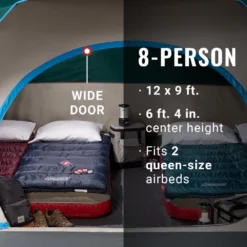 Coleman 8-Person Skydome™ Camping Tent 14 Coleman 8-Person Skydome™ Camping Tent -Coleman Sales 2000035803 GSM ATF 5