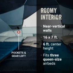 Coleman Skydome™ 8-Person Camping Tent XL, Blue Nights 13 Coleman Skydome™ 8-Person Camping Tent XL, Blue Nights -Coleman Sales 2000037525 3 1