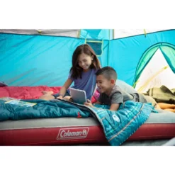 Coleman Kids 50°F Cool-Weather Sleeping Bag, Teal -Coleman Sales 2018 Montana 106 Lifestyle