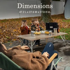 Coleman Living Collection Folding Table -Coleman Sales 2149987 LivingCollection FoldingTable ATF5