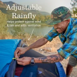 Coleman 4-Person Camp Burst™ Pop-Up Tent With Dark Room™ Technology -Coleman Sales 2155649 ATF4