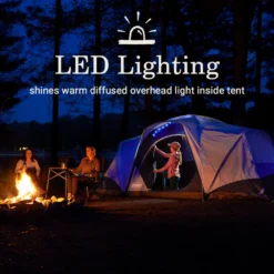Coleman Skydome™ XL 8-Person Camping Tent With LED Lighting 14 Coleman Skydome™ XL 8-Person Camping Tent With LED Lighting -Coleman Sales 2155785 ATF2