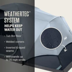 Coleman Skydome™ XL 8-Person Camping Tent With LED Lighting 16 Coleman Skydome™ XL 8-Person Camping Tent With LED Lighting -Coleman Sales 2155785 ATF4