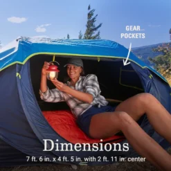 Coleman 2-Person Camp Burst™ Pop-Up Tent With Dark Room™ Technology -Coleman Sales 2155786 ATF5 1