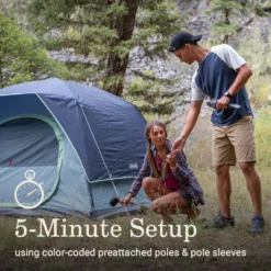 Coleman Skydome™ 4-Person Camping Tent With LED Lighting -Coleman Sales 2155787 ATF3 1
