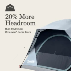 Coleman Skydome™ 4-Person Camping Tent With LED Lighting -Coleman Sales 2155787 ATF4