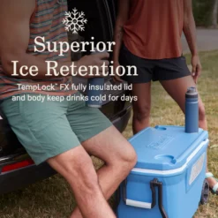 Coleman Atlas Series 62-Quart Wheeled Cooler With Wheels -Coleman Sales 2156019 ATF2