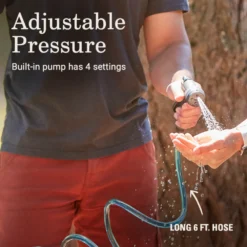 Coleman OneSource Rechargeable Built-In Pump Camp Shower Sprayer -Coleman Sales 2156373 ATF5