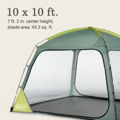 Coleman Skyshade™ 10 X 10 Screen Dome Canopy 13 Coleman Skyshade™ 10 X 10 Screen Dome Canopy -Coleman Sales 2156413 ShelterSkyshadeScreendome10x10 Moss ATF6