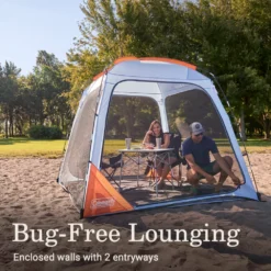 Coleman Skyshade™ 8 X 8 Screen Dome Canopy -Coleman Sales 2156422 ShelterSkyshadeScreendome8x8 Fog ATF2