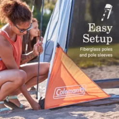 Coleman Skyshade™ 8 X 8 Screen Dome Canopy -Coleman Sales 2156422 ShelterSkyshadeScreendome8x8 Fog ATF4