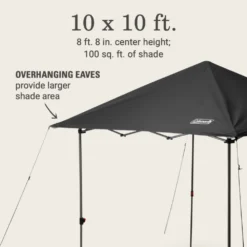 Coleman OASIS™ Lite 10 X 10 Canopy -Coleman Sales 2156429 OasisLite10x10CanopyBlack ATF5