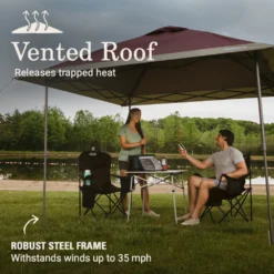 Coleman OASIS™ 10 X 10 Canopy -Coleman Sales 2157495 Oasis10x10CanopyBlackberry ATF4