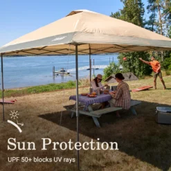 Coleman OASIS™ 13 X 13 Canopy -Coleman Sales 2157498 Oasis13x13CanopyLightOak ATF5