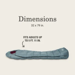 Coleman Tidelands™ 50° Mummy Sleeping Bag -Coleman Sales 2158163 ATF5
