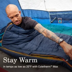 Coleman Big Bay™ 20° Big & Tall Contour Sleeping Bag -Coleman Sales 2158165 ATF3