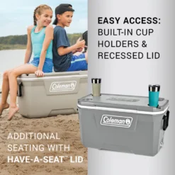 Coleman 316 Series™ 70-Quart Hard Cooler -Coleman Sales 3000006146 3000006238 ATF205 1
