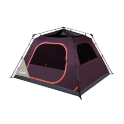 Coleman Skylodge™ 6-Person Instant Camping Tent, Blackberry -Coleman Sales 6P CbnInstnt Blckbrry 2 FrontAngleRight FlyOff