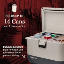 Coleman® Pro 17-Quart Hard Cooler 12 Coleman® Pro 17-Quart Hard Cooler -Coleman Sales ColemanPro 17QT HardCooler ATF4