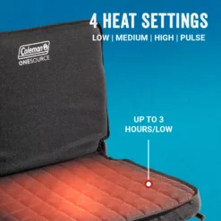 Coleman OneSource™ Heated Stadium Seat With Rechargeable Battery -Coleman Sales Coleman 2000037150 OneSource HeatedStadiumSeat ATF3
