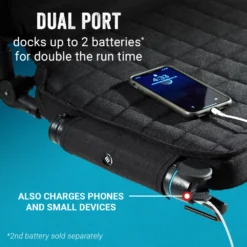 Coleman OneSource™ Heated Stadium Seat With Rechargeable Battery -Coleman Sales Coleman 2000037150 OneSource HeatedStadiumSeat ATF4