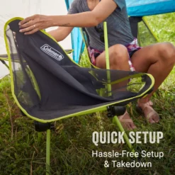 Coleman Mantis Space-Saving Full-Size Low-Profile Chair -Coleman Sales Coleman 2000037227 LowProfileChair ATF3