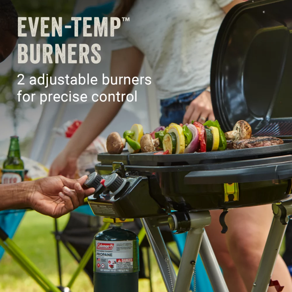 Coleman RoadTrip® X-Cursion 2 Burner Propane Gas Portable Grill 6 Coleman RoadTrip® X-Cursion 2 Burner Propane Gas Portable Grill - Image 4