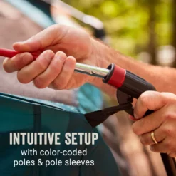 Coleman Skylodge™ 12-Person Camping Tent With Screen Room, Evergreen -Coleman Sales Coleman 2000037538 Skylodge ScreenRoom 12P ATF2