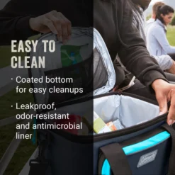 Coleman XPAND™ 16-Can Soft Cooler -Coleman Sales Coleman 2000037611 XPAND SoftCooler 16Can BlueNights ATF4