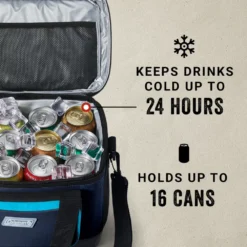 Coleman XPAND™ 16-Can Soft Cooler -Coleman Sales Coleman 2000037611 XPAND SoftCooler 16Can BlueNights ATF5
