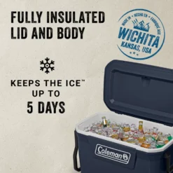 Coleman 316 Series™ 62-Quart Hard Cooler -Coleman Sales Coleman 3000006485 316Series 62QT BlueNights ATF2