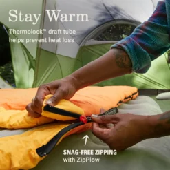 Coleman Arch Bay™ 15°F Big & Tall Sleeping Bag -Coleman Sales Coleman ArchBay SleepingBags 15F Daffodil BT ATF4