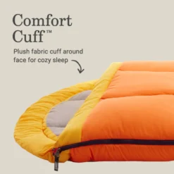 Coleman Arch Bay™ 15°F Big & Tall Sleeping Bag -Coleman Sales Coleman ArchBay SleepingBags 15F Daffodil BT ATF5