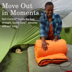 Coleman Arch Bay™ 15°F Big & Tall Sleeping Bag -Coleman Sales Coleman ArchBay SleepingBags 15F Daffodil BT ATF6