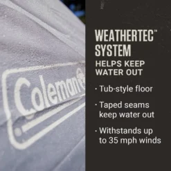 Coleman Blue Springs II™ 8-Person Camping Tent -Coleman Sales Coleman BlueSpringsTents 8P StormGray ATF2