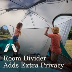 Coleman Blue Springs II™ 8-Person Camping Tent -Coleman Sales Coleman BlueSpringsTents 8P StormGray ATF3